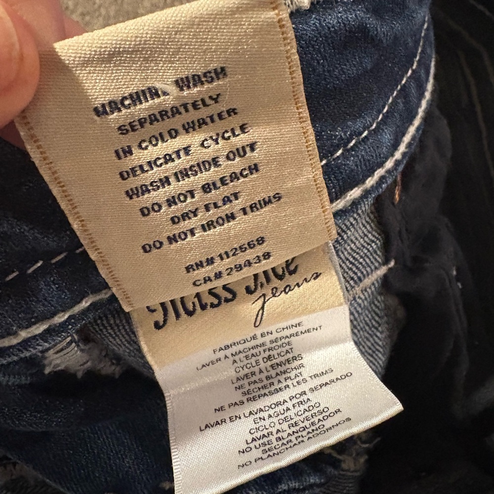 MISS ME Signature Skinny size 27 jeans. Like new - Picture 7 of 10